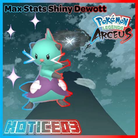 pokemon legends dewott stats